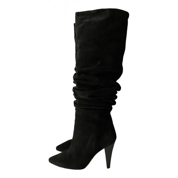 IRO Elegant Black Women's Knee-High Boots 38 - Picture 3 of 9